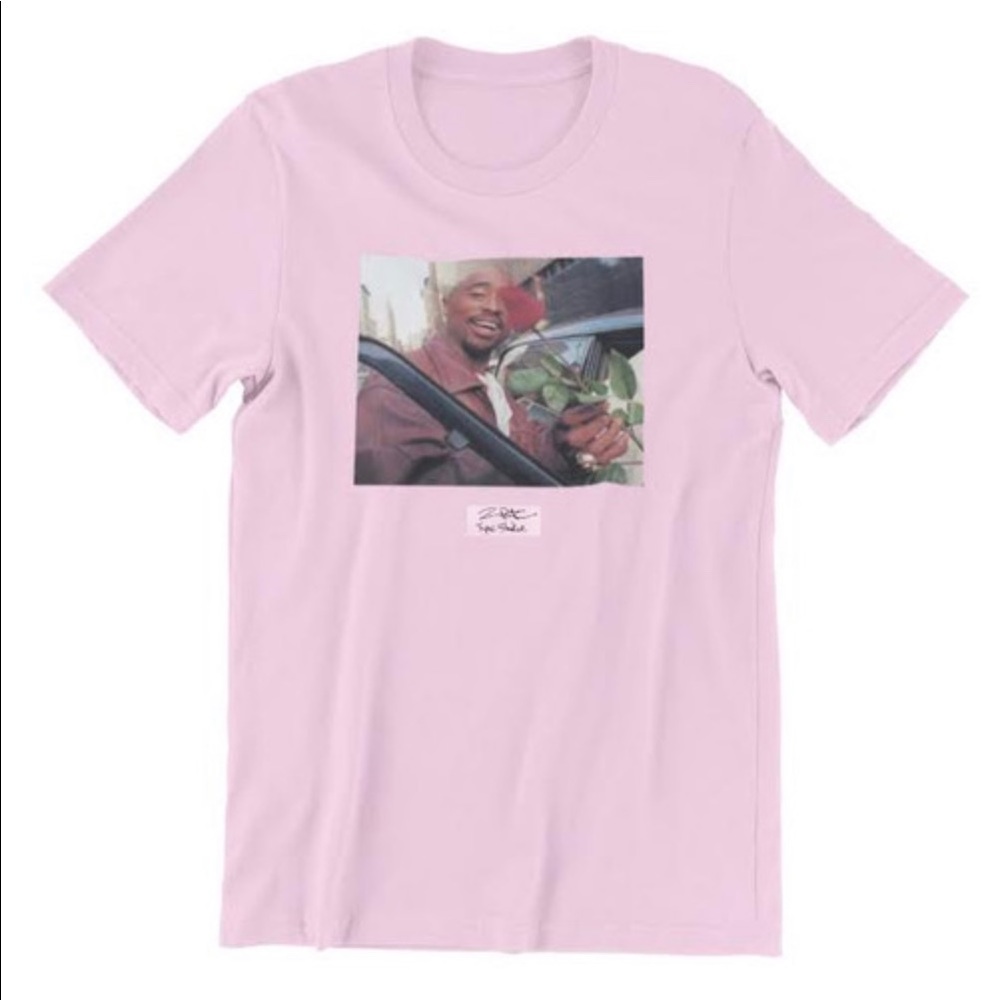2Pac T-shirt, Pink